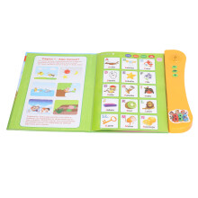 Spanish Educational Sound Book for Kids – Animals, Fruits & Numbers, 25x22.5cm