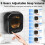 Automatic Hand Washer Infrared Sensor Liquid Gel Soap Dispenser with Temperature Digital Display for Kitchen A 3