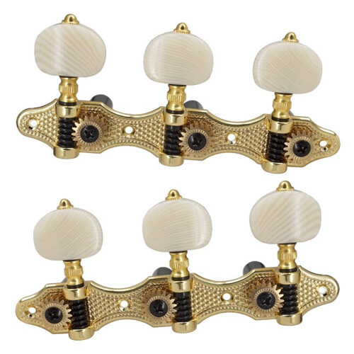 3X Classical Guitar Tuning Peg Acoustic Guitar Tuners 1:18 Tuning Key 3 Left 3 Right Guitars Knobs Replacement 1