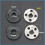 18Pcs Lock Nuts Flange for  9523 Nut Inner Outer Kit Angle Grinder Tool 2 Specifications-Toothless, Toothed 10