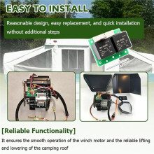 R001751 Relay Fit for RV 12 Volt Motorized Winch Replaces Model P92001 Power Winch,RV Replacement Parts