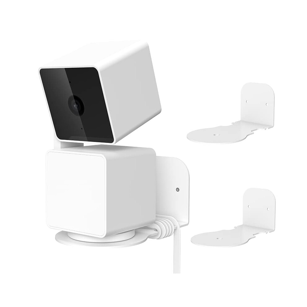 Mount 2 Pack 360 Rotatable Camera Wall Ceiling Bracket For Cam Pan V3 Indoor Outdoor Use White 9455672045254