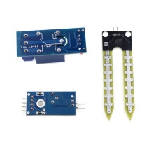 3X Soil Moisture Sensor Kit Automatic Watering System Manager with Water Pump for DIY Kit EK1915