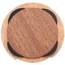 3X Guitar Wooden Soundhole Sound Hole Cover Block Feedback Buffer Mahogany Wood for EQ Acoustic Folk Guitars 7