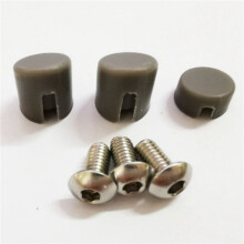 10Set Scooter Rear Back Mudguard Screw Rubber Cap Screw Plug Cover for M365 Electric Scooter Parts(Gray)