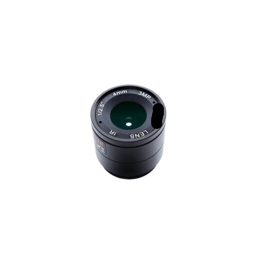 CS Mount 4mm 3MP Security Lens with Wide Angle, Fixed Iris for CCTV and IP Camera Surveillance 1