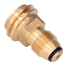 Propane Tank Adapter Hose Brass QCC 1 Inlet Soft Nose POL Outlet