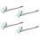 100Pcs Black Sticky Adjustable Wire Ties Cable Clips Clamp Plastic Self Adhesive Cable Ties Fix Holder Clips 4