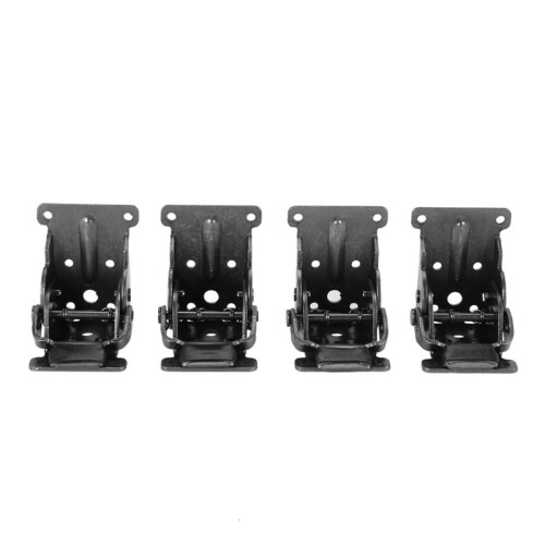 20Pcs Collapsible Support Frame Self-Locking Hinge Table Leg Fittings and Gussets - for Folding Legs Folding Workbench