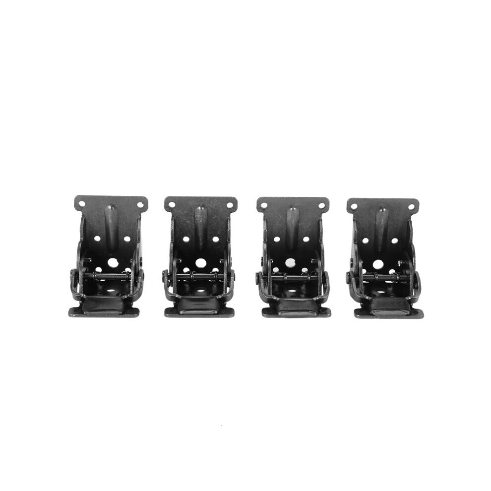 Brecantia 20Pcs Collapsible Support Frame Self-Locking Hinge Table Leg Fittings And Gussets - For Folding Legs Folding Workbench