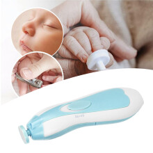 Baby Nail Trimmer 6 in 1 with LED Light, Blue, Lightweight 171g