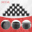 120 Pcs Black Plastic 25mm Dia Blanking End Caps Round Tube Insert 7