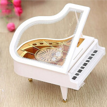3X Dansende Piano Muziekdoos Nieuwjaar Cadeau Cadeau Meisje Verjaardag Romantisch Cadeau Speeldoos Woondecoratie