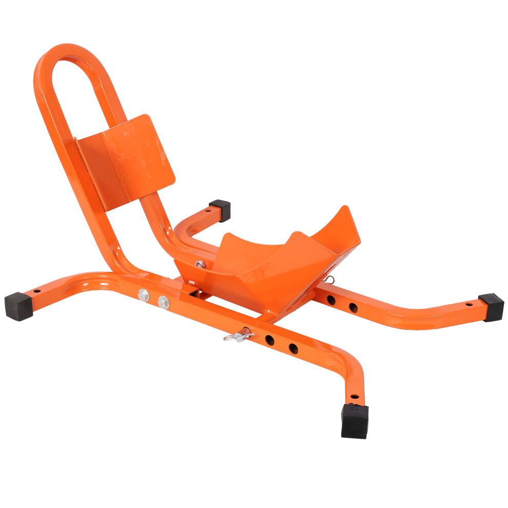 Eskde Self-Locking Front Motorcycle Paddock Stand & Wheel Chock 6Kg