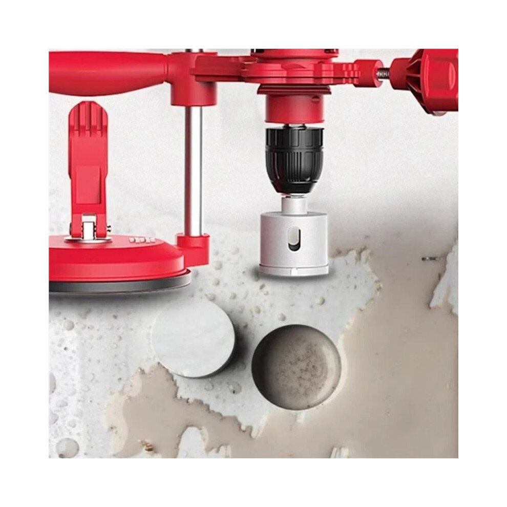 Ceramic Tile Drilling Locator - Slab & Glass Drilling Suction Cup Bracket 4712639133771