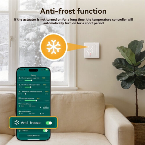 Tuya WiFi  Thermostat 16A Electric Floor Heating Temperature Control APP Remote Control 1