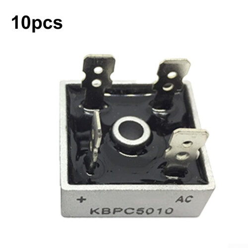 KBPC5010 50A 1000V Bridge Rectifier Diode 10pcs  Current Square Rectifier for Inverter Welding 1