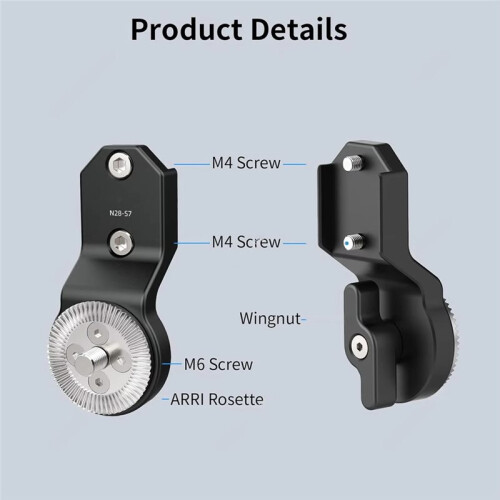 -Standard Rosette Adapter Male/Female Interchangeable Mount for   4 Pro  4 Gimbal Extension Accessory 2