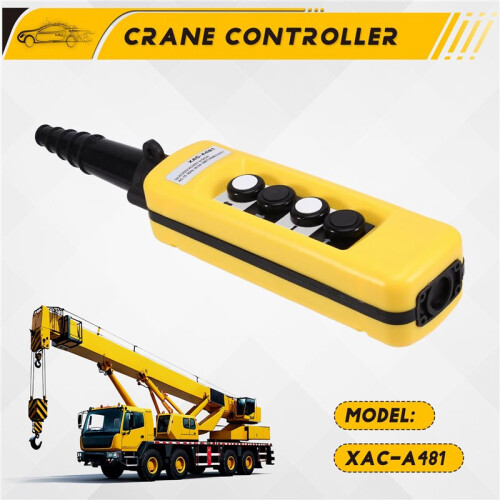Rainproof Crane Control Buttons XAC-A481 Single-Speed Hoist Handle  Four-Button Combination 1