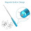 Fish Hook Remover Tool, 4 Pack Fishing Hook Quick Removal Devices with Storage Tube, Security Hook Extractor Equipment 2