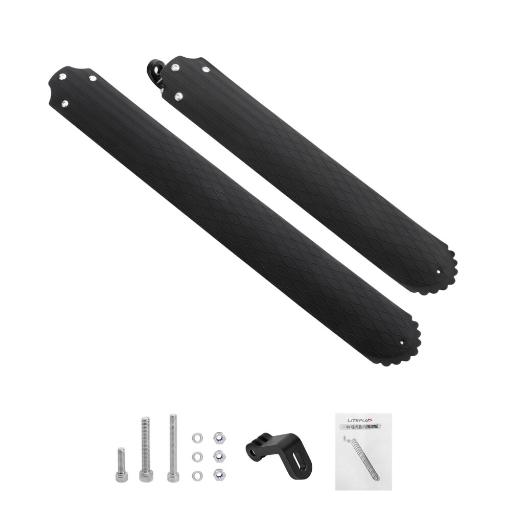 Mountain Bike Mudguards Cycling Splashes Mud Guards- Black 7754003684349
