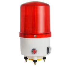 LED Beacon Warning Light 380V AC with 6 Flash Modes and 110dB Siren for Industrial Warehouse Security