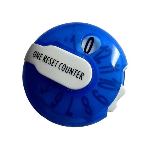 Golf Score Counter Gloves Caps Clip Small Golf Scoring-Blue