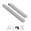 Weather Resistant Bike Mudguards Quick Mounting Mud-Light Grey 1