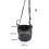 Justerbar Elastisk Höfoderpåse för Hästar - Utomhushalsfoderpåse i Svart M-24x25cm 9