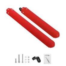 Universals Bike Mudguard Detachable Durability Plastics-Red