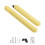 Mountain Bike Mudguards Cycling Splashes Mud Guards-Yellow 1