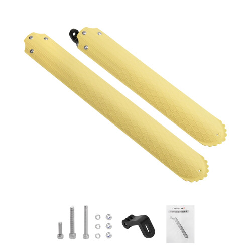 Mountain Bike Mudguards Cycling Splashes Mud Guards-Yellow
