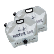 Conteneur d'eau d'urgence pliable, poches d'eau pliantes,-Gris
