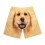 Men's Casual Dog Pattern Quick Dry Board Shorts For-1 L 1