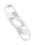 Hoge elasticiteit kunststof badmintongrip polstrainer-Wit 1