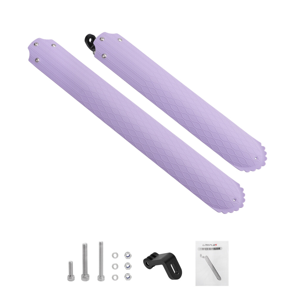 Commuters Bike Mudguards Outdoor Cycling Mudguards- Purple 7627001270121