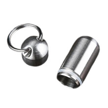 Miniature Pills Storage Container Stainless Steel Medication