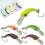 5 stks Lichtgewicht Gebogen Minnows Kunstaas Crankbaits Drijvend 1