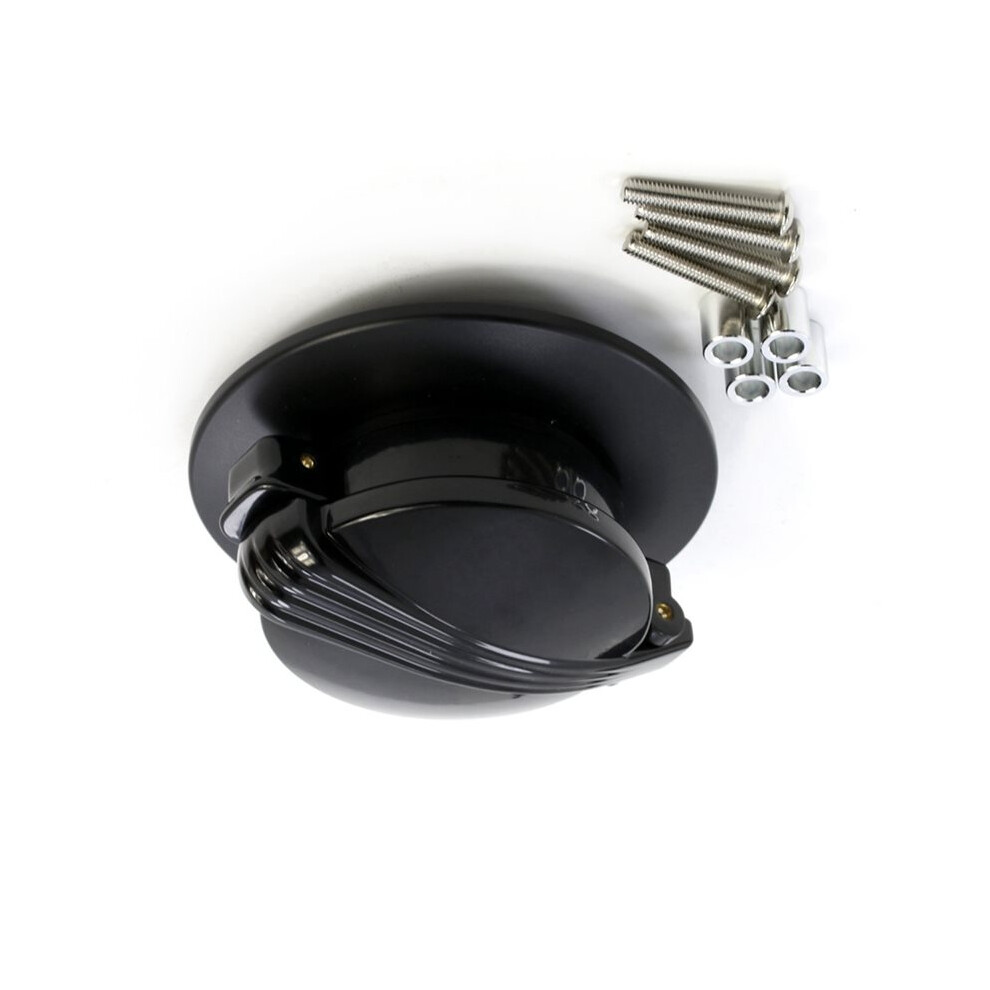Motorcycle Accessories Aluminum Cap Monza Style Fuel Gas Tank Cap For R Nine T R9t Black 6032785907087