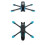 Squished X Frame Kit Performance Evolved FPV Drone Frame 5 Inch Quadcopter RC Parts 4