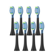 C3 Black Replacement Heads HX6064 HX6930 HX6730 Soft Bristles 8 Pack for Philips Sonicare