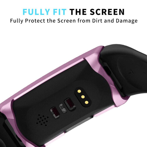 Case for Fitbit Inspire HR 2Pack Clear TPU Full Coverage Protective Cover with ShatterResistant Screen 1