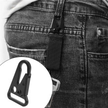 150 Pcs Enlarged Mouth Clip Sling Clasp Olecranon Hook for Sling Outdoors Bag Backpack,Carabiner Keychain Snap Hooks