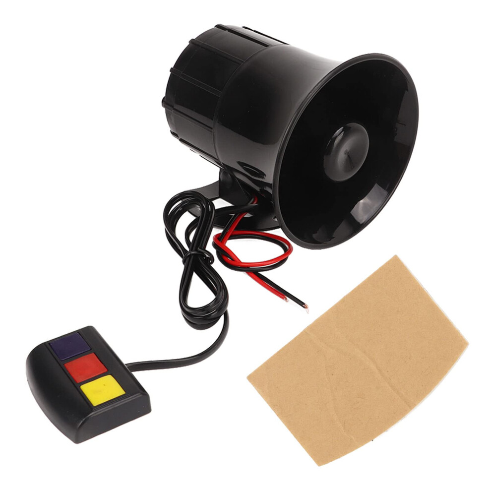 12V 120Db Car Siren With 3 Tones, 20W Vehicle Pa System For Loud Emergency Alerts 9092120545821