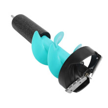 Kit Trivella Elettrica per Ghiaccio con Lame Incisive da 6 Pollici per Emergenze di Pesca con Posizionatore