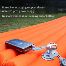 Luftpumpe für Aufblasbare Artikel, Nur 28 G Leichte, Ultra-Miniatur-Tragbare Luftmatratzenpumpe für Ultraleichte Campingausrüstung