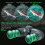 High Power 10x50 Marine Bak4 Prism Binocula Telescopic with Rangefinder Compass 4