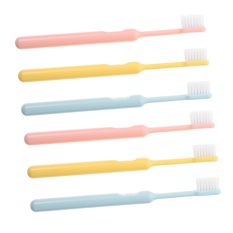 6pcs Soft Bristle Toothbrush for Sensitive Teeth Ultra Soft Bristles Gentle Deep Cleaning