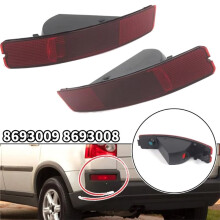 1Pair Car Rear Bumper Reflector Without Bulb 8693008 8693009 for XC90 2002-2006 Tail Light Reflector Without Lamp