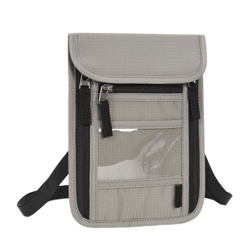 Multi Compartments Hiking Bag Water Resistant Oxford-light gray